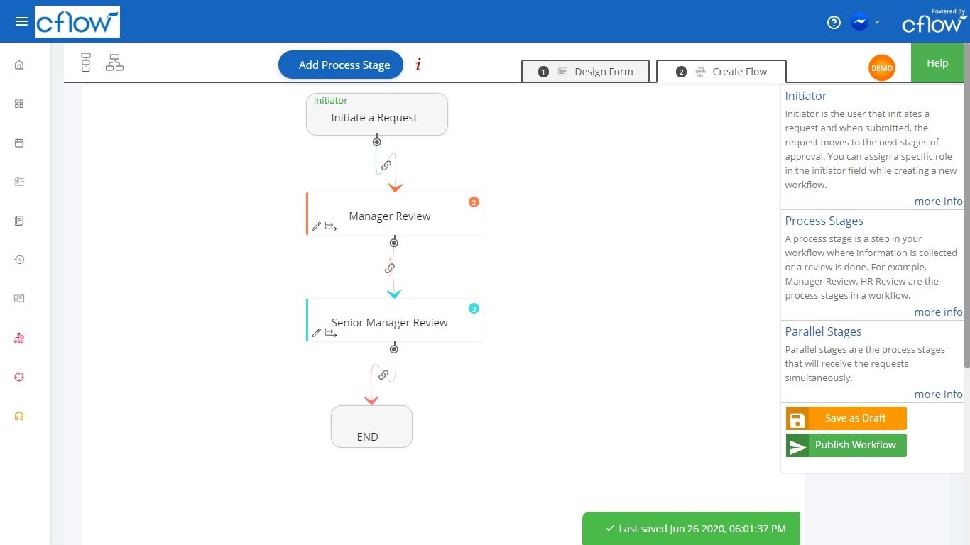 flow creation