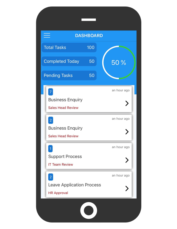 dashboard mobile