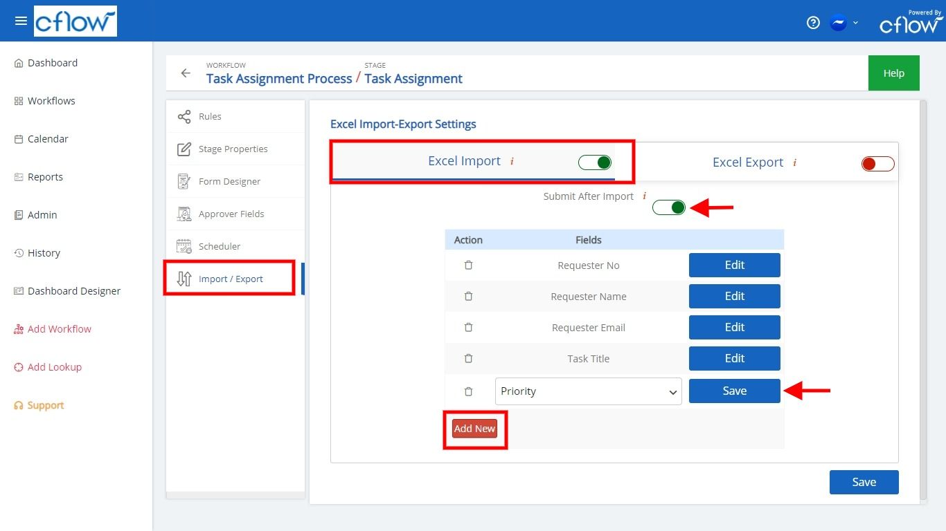 import config